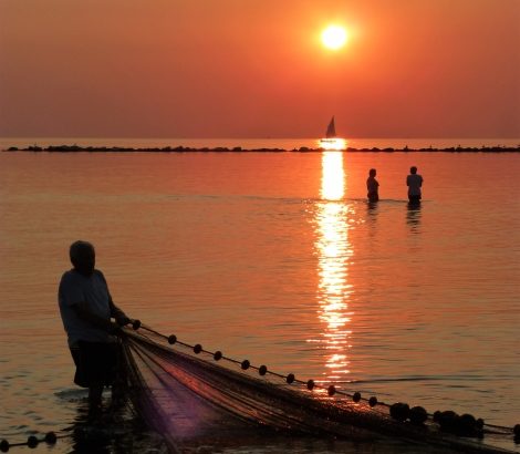 Rievocazione dell'antica pesca "alla tratta"