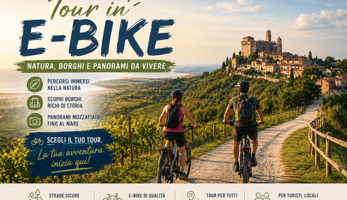 En e-bike à travers la Romagne